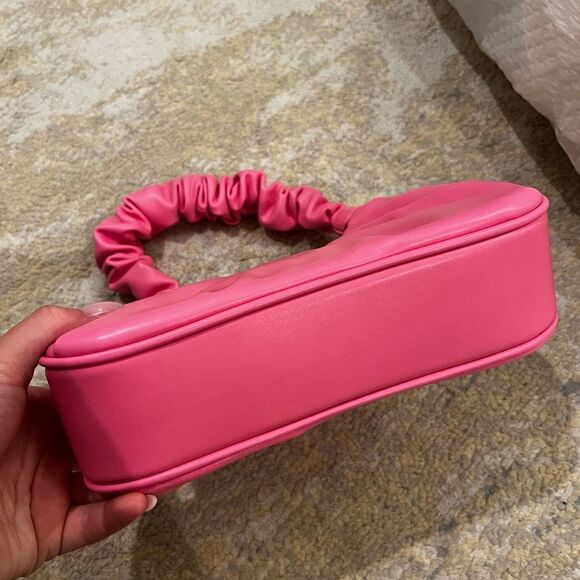 JW PEI pink womens gabbi ruched hobo handbag - Picture 5 of 7